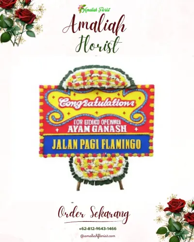 Bunga Papan Congratulation di Panumbangan